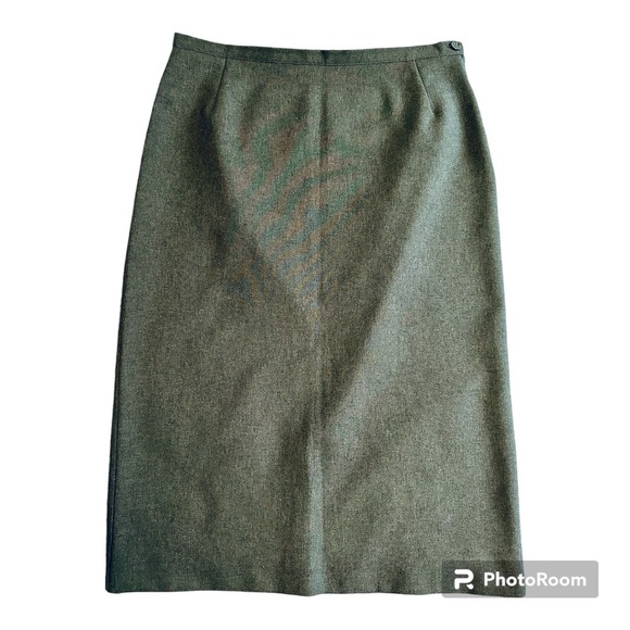 Charcoal Grey Pencil Skirt by Sicily Sz M - Picture 2 of 8